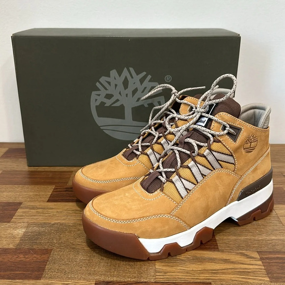 Timberland Shoes - Timberland Womens Euro Swift Boots 8 Wheat Leather Ankle Outdoor Mid Hiker NEW